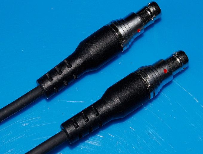 Fischer Compatible Custom Power Cables / Monitor Power Cable For Medical