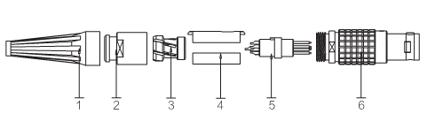 Red Camera Connection Cable Lemo 9 Pin To RJ45 Female Ethernet Cable For RED EPIC / DRAGON