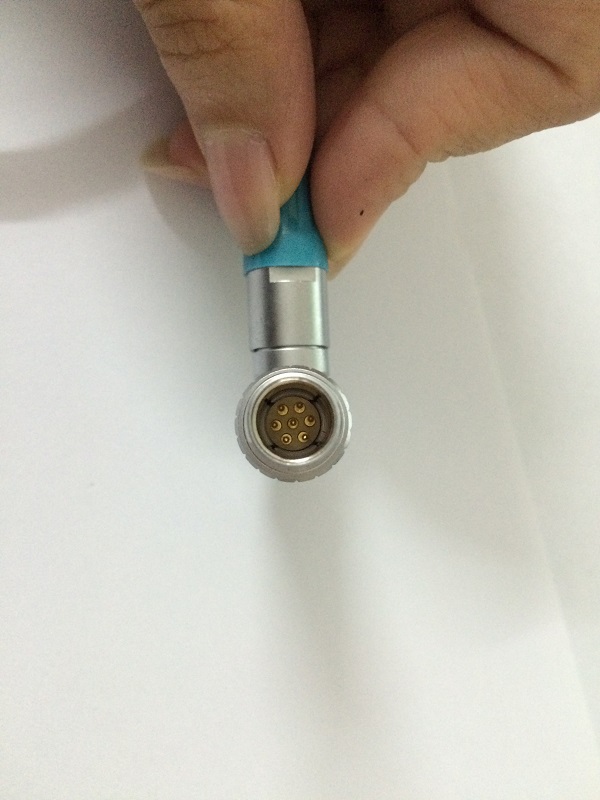 Digital Motor Cables For Bartech Lemo Right To Right 7 Pin Cable With Green Sleeve