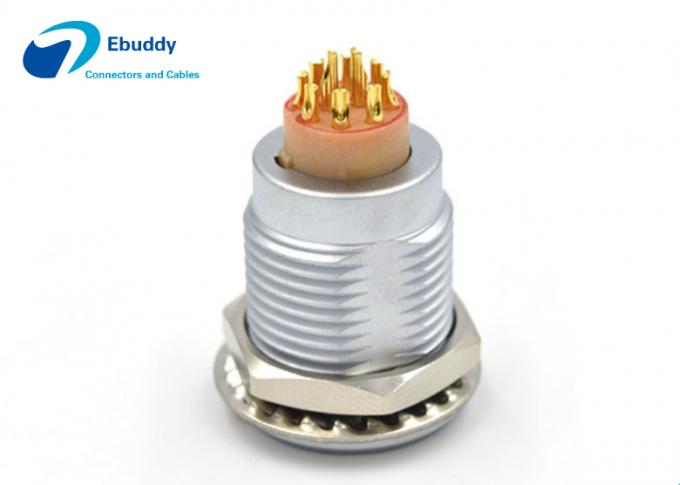 Lemo Circular Push Pull Cable Connector 10 Pin FGG EGG 2B Size Plug And Socket