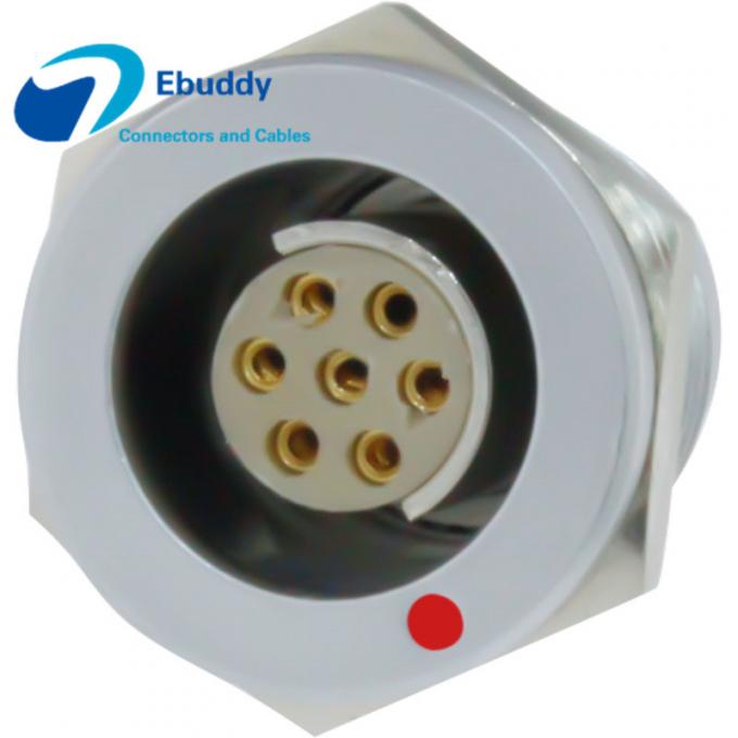 2pin 3pin 7pin Fischer 102 Connectors ROHS For Cable Welding