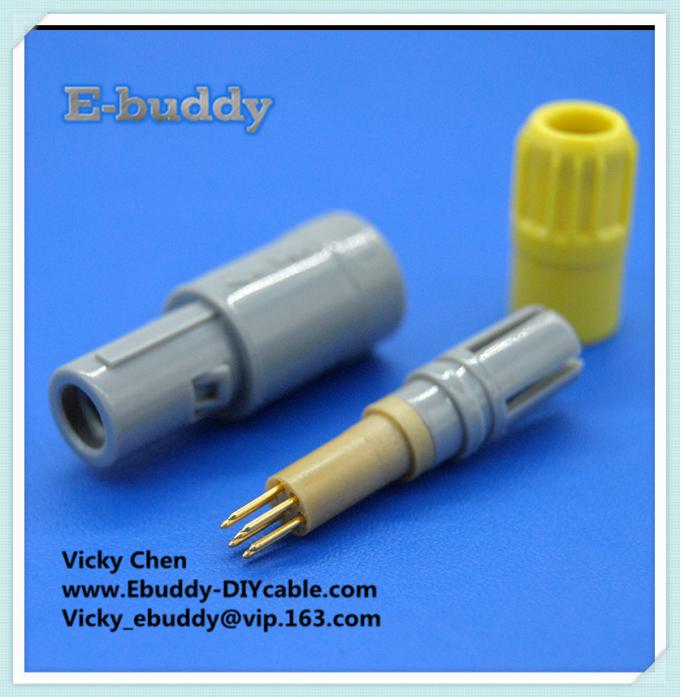 4pin Redel Plastic Medical Connector Lemo Alternative Push Pull