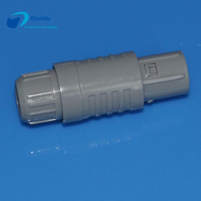 Medical Plastic Circular Connectors Lemo Redel 2P Size 8pin Plug And Socket