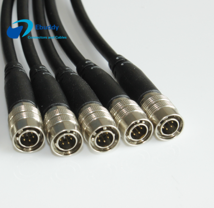 6 Pin Female Camera Connection Cable 12M Length HR10A-4P-6S 1 Year Warranty