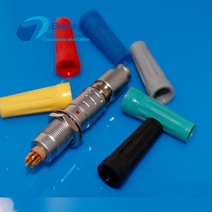 Male Plug FGG 0B 9 Pin Circular Cable Connectors IP50 PPS