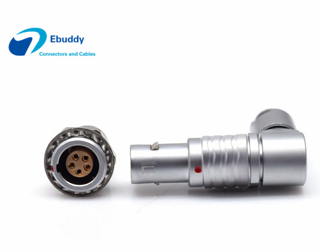 Adjustable Angle Lemo 5pin Connector FSG.0B.305 Elbow Plug
