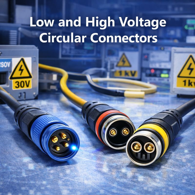 Latest company blogs about Low and High Voltage Circular Connectors for Reliable Industrial Power Applications