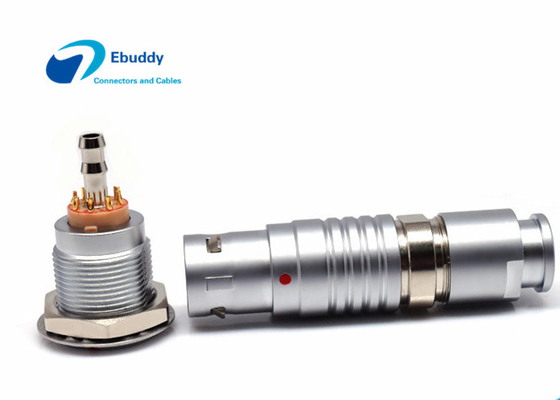 Buy IP50 Fluid And Electricity Connectors Lemo 2B 8pin Electric 1pin Fluid For Instruments online manufacture