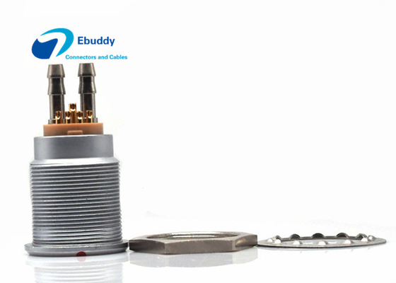 Buy M25 Lemo 4B 10pin Hybrid Mixed Fluid System Connectors Gasline Male And Female Connector online manufacture