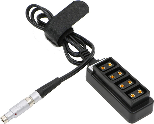 Buy Fischer Male 3 Pin RS To 4 Port D Tap Female HUB Adapter Splitter Cable For ARRI Cameras online manufacture