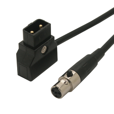 Buy Female Mini XLR Connector Cable 4 Pin XLR To 2 Pin Dtap / Powertap / Ptap Cable online manufacture