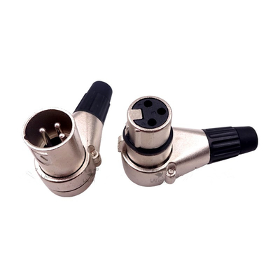 Buy Right Angle Metal Xlr Connector Cable , Security Camera Extension Cable online manufacture
