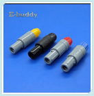 Male Plug 5 Pin Plastic Circular Connectors PAG With Colorful Sleeve