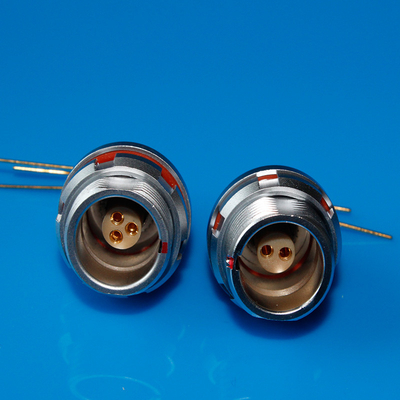 Buy Lemo EEG PCB socket 3pin waterproof circular connector assembled inside receptacle online manufacture