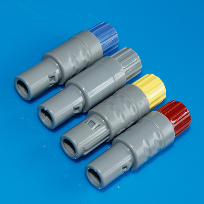 Buy PAG 5 Amp Plastic Circular Connectors , Lemo Compatible Low Voltage Connectors online manufacture