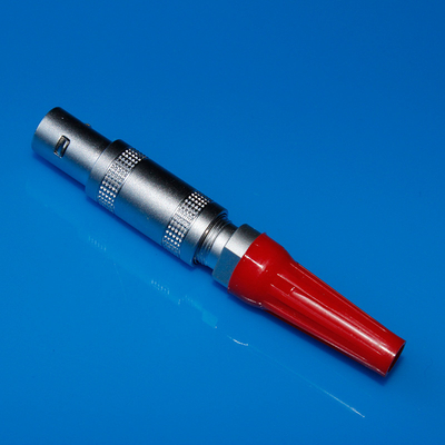 Buy Half Moon Plug Lemo Cable Connector FFA 00S With Brass Chrome Plated Housing online manufacture