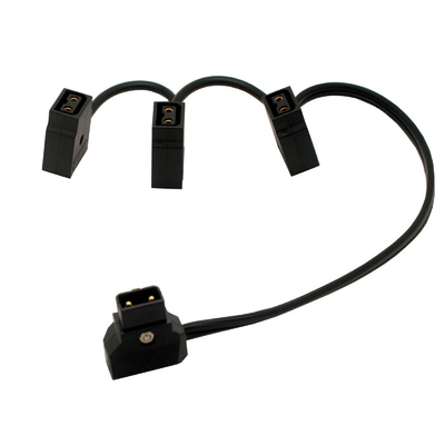 Buy D-Tap / Powertap Camera Power Supply Connections Cable D-Tap 1 Male To 3 Female Cable online manufacture