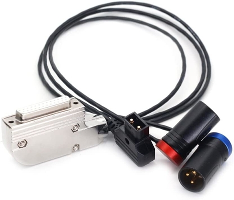 Buy DB25 Lectrosonics Wisycom Audio LTD Receiver DB25 Female Interface Audio Output Dtap XLR 3Pin Power Supply cable online manufacture