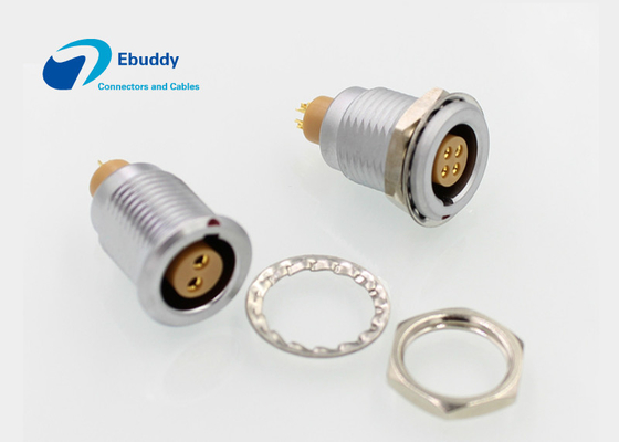 Buy EGG 0B 302 Fixed Socket Lemo B Series Connectors 2 Pin Female Push Pull Stainless Connector online manufacture