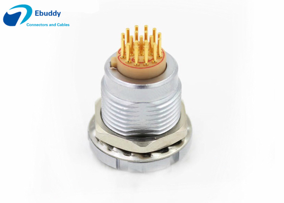 Buy 2B 19pin Lemo B Series Connectors , Lemo Female Connector With 2 Nuts Fixed online manufacture