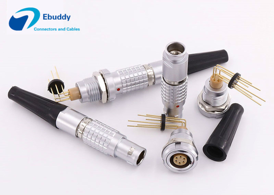 Buy FGG ECG 1B 2 - 16 Pin Lemo B Series Connectors Female Fixed Socket With Elbow Contact For PCB Printed online manufacture