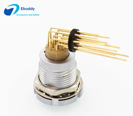 Buy Circular Lemo B Series Connectors ECG 1B 2 3 4 5 6 Pin Elbow Contact For Printed Circuit board online manufacture