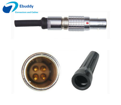 Buy Lemo 4 pin Connector FGG 0B 304 CLAD52Z with Panel mount socket EGG 0B 304 CLL online manufacture