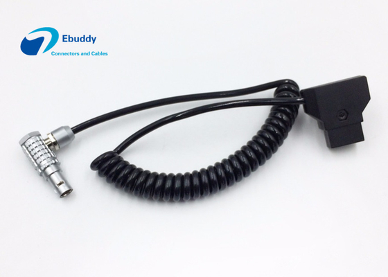 Buy DJI Wireless Follow Focus Motor Power Supply Spring Cable , D-tap Male to LEMO 6 Pin Male online manufacture