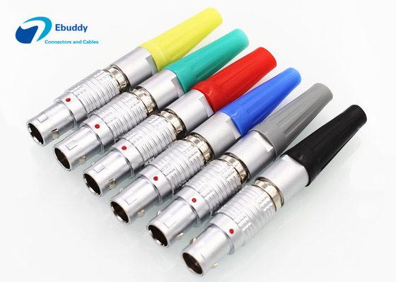 Buy Cable Connector Lemo Alternative Push Pull Circular Male Plug 1B 3pin Male Connectors online manufacture