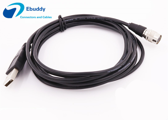 Buy  6pin female to USB data cable  Custom Power Cables HR10A-7R-6S online manufacture