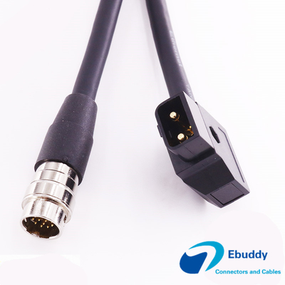 Buy  12pin male to 2pin d-tap male cable for camera power supply online manufacture