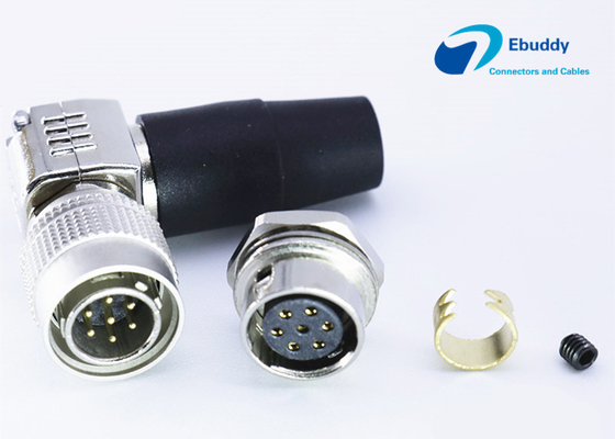 Buy 7 Pin  circular connectors right angle male plug HR10A-10R-7S online manufacture