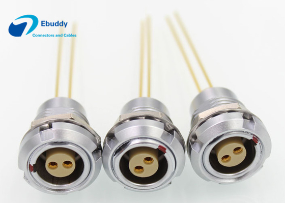 Buy 2 pin Lemo B series connectors ECG 0B 2B 3B straight long pin PCB board socket ECG.0B.302.CLN online manufacture