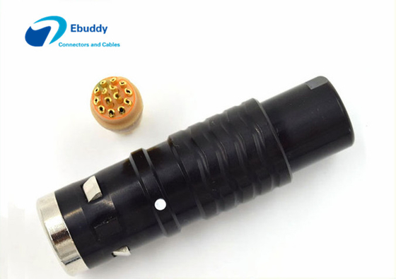 Buy 14 Pin Male Connector Lemo K Series Plug FGG 1k With Black Chrome FGG.1K.314.CLAD online manufacture