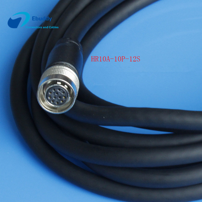 Buy  12 Pin Flying Camera Connection Cable For CCD Camera Power Supply HR10A-10P-12S online manufacture