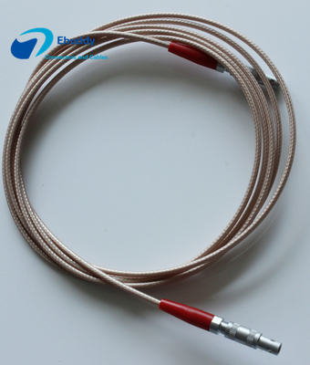 Buy C5-C5 Ultrasonic Probe Custom Power Cables LEMO FFA 00 250 Connector RG316 Signal Transmission online manufacture