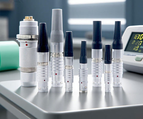 Buy Lemo compatible B series Circula Self Lock Push Pull Connector for Test and Measurement Deivces online manufacture