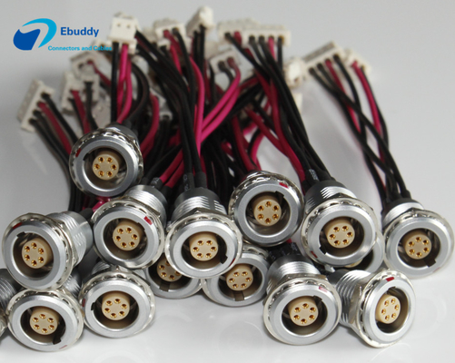 Buy Lemo B Serials Custom Power Supply Cables EGG 0B 1B 2B 6 Pin To Molex Type online manufacture