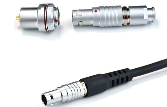 Buy Compatible LEMO FGG EGG 2B circular connectors Male And Female With Customized Cable Assmebly Manufacturer online manufacture