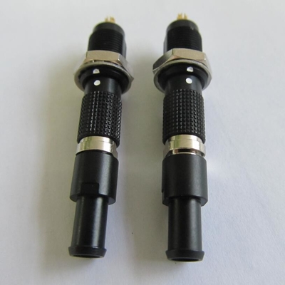 Buy Small Size Push Pull Metal Connector M7 Lemo 00 IP50 With Black Chrome Plated online manufacture