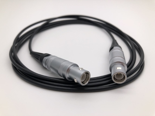 Buy Ultrasonic Probe Electrical Power Cable , 6ft Coaxial Custom Cable Assemblies online manufacture