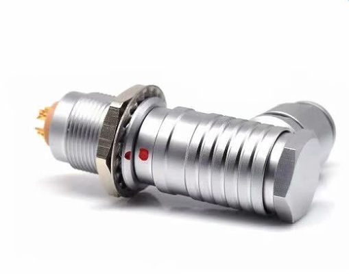 Buy Lemo 3B Connector FHG 3B 4pin Cable Connector Right Angle Solder Connector FHG.3B.304 online manufacture
