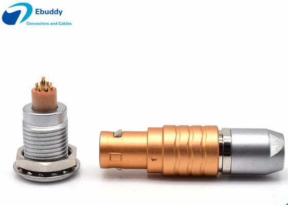 Custom Color Lemo B Series Connectors FGG G Key 1B 8 Pin Male Plug FGG.1B.308