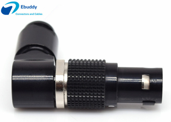 Buy Right Angle FHG 0B Lemo 7 Pin Connector Elbow Plug Black Color FHG.0B.309 online manufacture