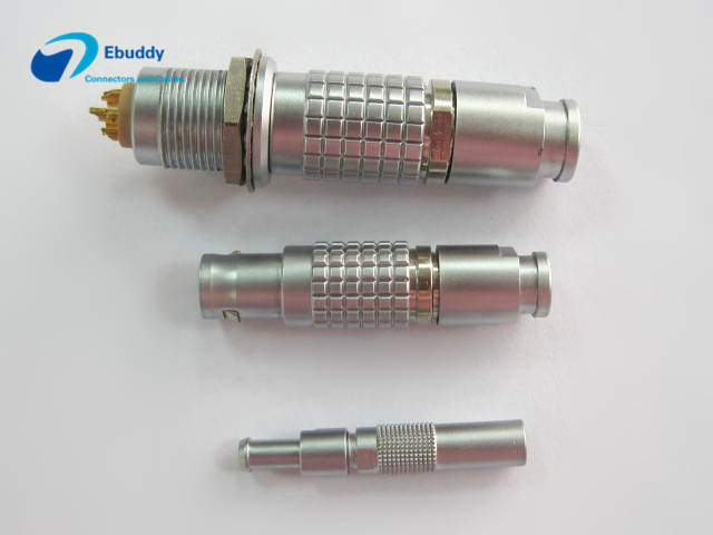 10pin Lemo Alternatibe Push Pull Low Voltage Connector FGG 1B Male Cable Welding Connector