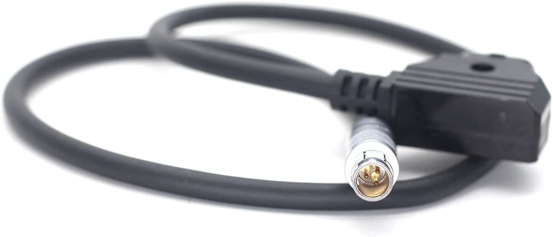 DTap to 3 Pin Fischer RS Male Power Cable for Arri Alexa
