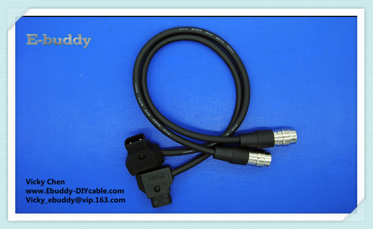 12 PIN Security Custom Sleeved Psu Cables For Sony Camera Power Supply