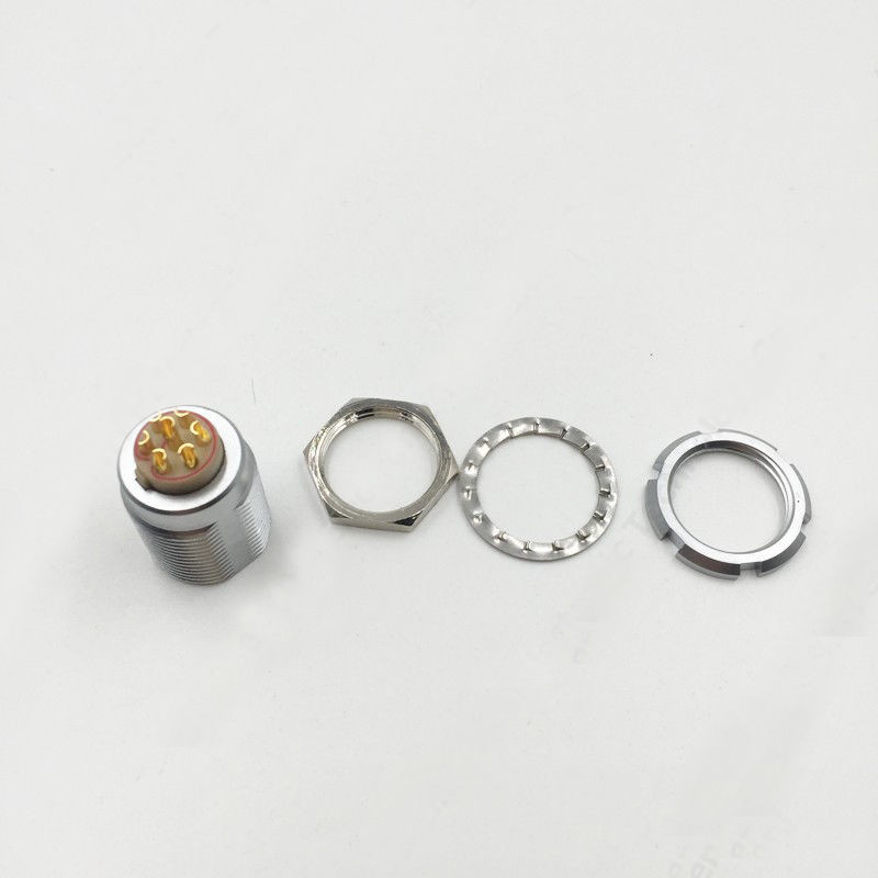 ECG 0B 1B 2B Lemo B Series Connectors Female Panel Mount