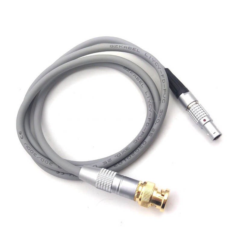 BNC Male To Lemo 0B 5pin Camera Connection Cable Arri Mini Time Code Cable
