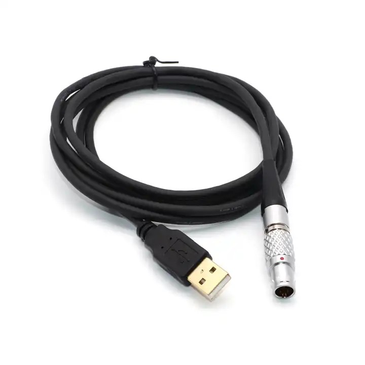 Lemo FGG.1B.304 to USB Cable 1m 2m 3m 4m Custom Length Data Cable